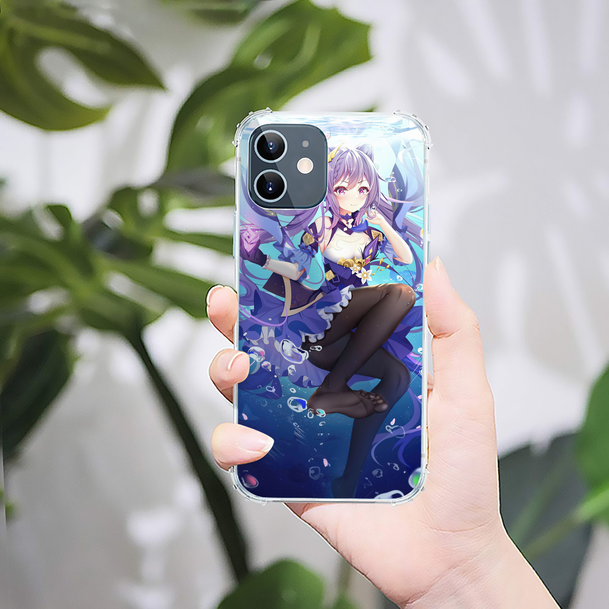 げんし神 genshin 【iPhone 12シリーズ対応】透明スマホケース（クリアソフトケース）